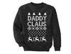 XtraFly Apparel DaddyClaus Santa Ugly Christmas Pullover Crewneck-Sweatshirt