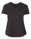 XtraFly Apparel Women's Plus Size Active Plain Basic V-neck Short Sleeve T-shirt