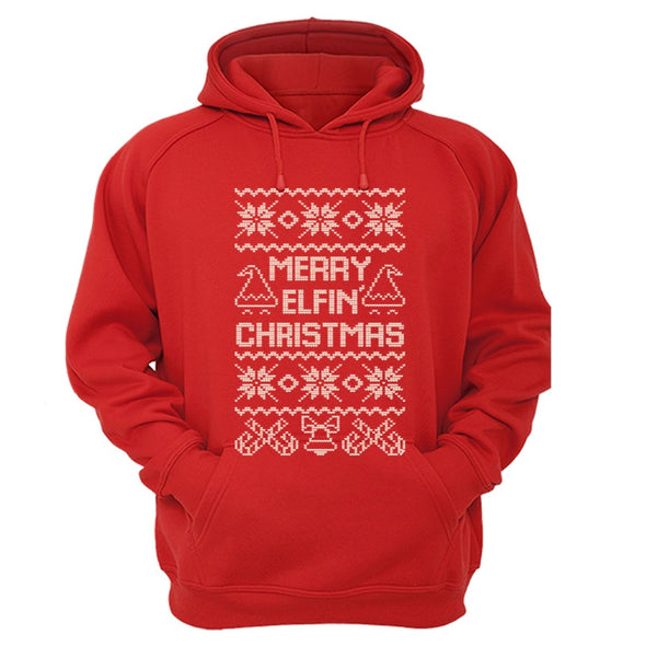 XtraFly Apparel Ugly Christmas Vacation Funny Hooded-Sweatshirt Pullover Hoodie