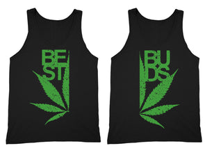 XtraFly Apparel Best Buds BFF  Matching Couples Tank-Top