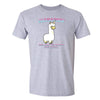 XtraFly Apparel Men's Unicorn Llamacorn Llama Novelty Gag Crewneck Short Sleeve T-shirt
