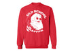 XtraFly Apparel Old School Wrapper Santa Ugly Christmas Pullover Crewneck-Sweatshirt