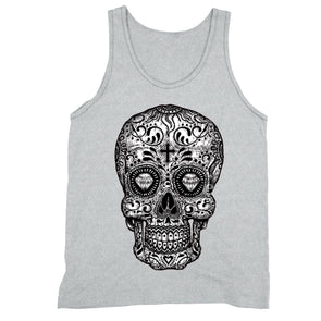 XtraFly Apparel Men's Diamond Cross Muerte Skulls Day Of Dead Tank-Top