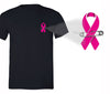 XtraFly Apparel Men's Breast Cancer Awareness Crewneck Short Sleeve T-shirt