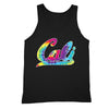 XtraFly Apparel Men's Cali Tie Dye CA California Pride Tank-Top