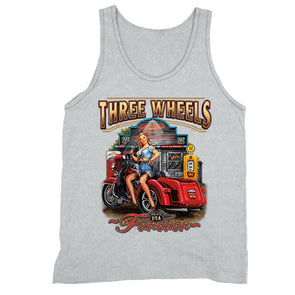 XtraFly Apparel Men's Three Wheels Car Truck Garage Tank-Top