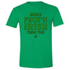 XtraFly Apparel Men's St. Patrick's Day Irish Pride Crewneck Short Sleeve T-shirt