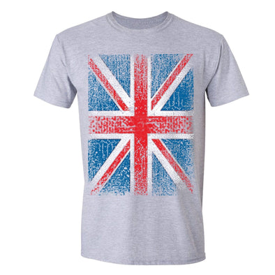 XtraFly Apparel Men's British UK Flag Union Memorial Day Crewneck Short Sleeve T-shirt