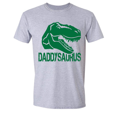 XtraFly Apparel Men's Daddysaurus T-Rex Dinosaur Father's Day Crewneck Short Sleeve T-shirt