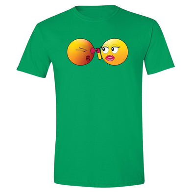 XtraFly Apparel Men's Emoji Pepper Spray Novelty Gag Crewneck Short Sleeve T-shirt