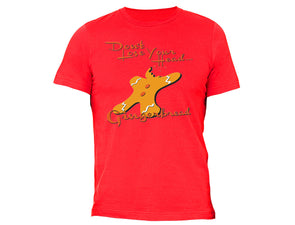 XtraFly Apparel Men's Gingerbread Don't Lose Ugly Christmas Crewneck Short Sleeve T-shirt