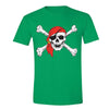 XtraFly Apparel Men's Jolly Roger Rodger Pirate Skulls Day Of Dead Crewneck Short Sleeve T-shirt