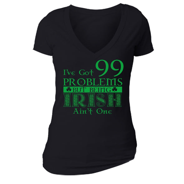 XtraFly Apparel Women's St. Patrick's Day Irish Pride V-neck Short Sleeve T-shirt