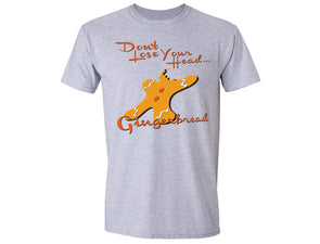 XtraFly Apparel Men's Gingerbread Don't Lose Ugly Christmas Crewneck Short Sleeve T-shirt