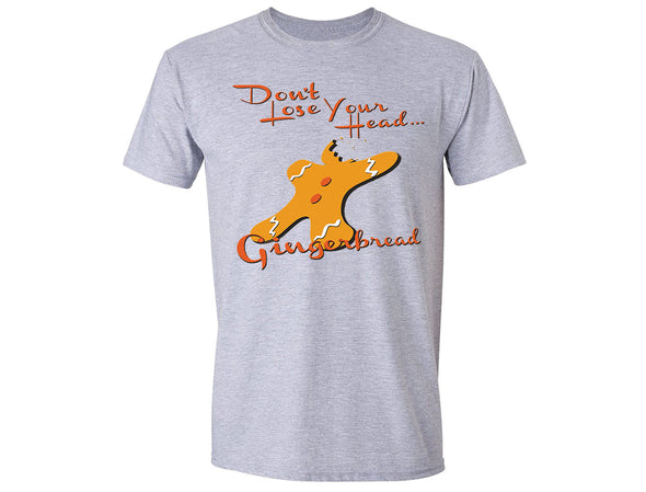 XtraFly Apparel Men's Gingerbread Don't Lose Ugly Christmas Crewneck Short Sleeve T-shirt