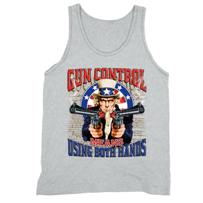 XtraFly Apparel Men's Gun Control Uncle Sam 2nd Amendment Tank-Top