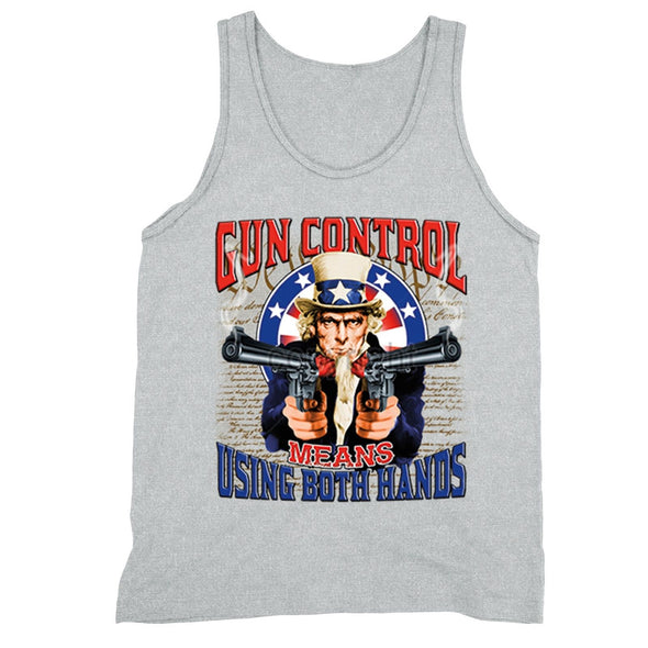 XtraFly Apparel Men's Gun Control Uncle Sam 2nd Amendment Tank-Top