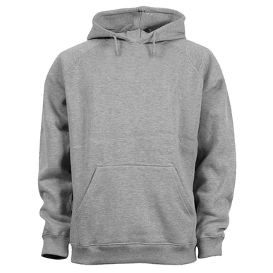 XtraFly Apparel Plain Basic Hooded-Sweatshirt Pullover Hoodie Gray