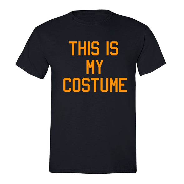 XtraFly Apparel Men's This is My Costume Halloween Pumpkin Crewneck Short Sleeve T-shirt