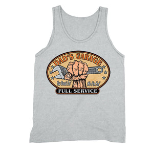 XtraFly Apparel Men's Dad's Garage Full Service Father's Day Tank-Top