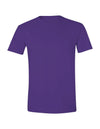 XtraFly Apparel Men's Plus Size Active Plain Basic Crewneck Short Sleeve T-shirt Purple