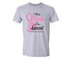 XtraFly Apparel Men's Breast Cancer Awareness Crewneck Short Sleeve T-shirt
