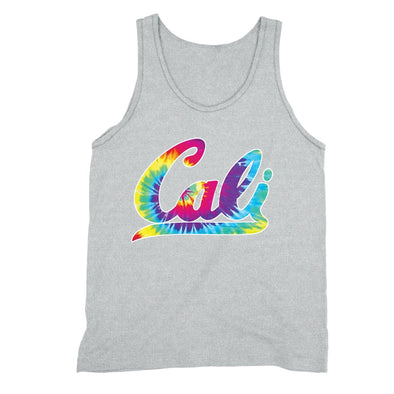XtraFly Apparel Men's Cali Tie Dye CA California Pride Tank-Top