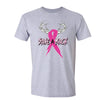 XtraFly Apparel Men's Breast Cancer Awareness Crewneck Short Sleeve T-shirt