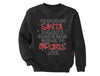 XtraFly Apparel Jolly Santa Elf Ugly Christmas Pullover Crewneck-Sweatshirt