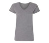 XtraFly Apparel Women's Active Plain Basic V-neck Short Sleeve T-shirt