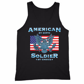 XtraFly Apparel Men's Soldier by Choice Military Pow Mia Tank-Top