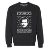 XtraFly Apparel Plata O Plomo Pablo Escobar Ugly Christmas Pullover Crewneck-Sweatshirt