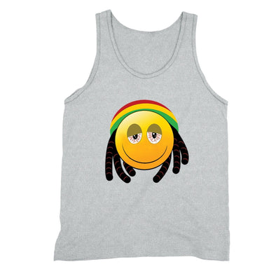 XtraFly Apparel Men's Rasta Emoji Reggae High Novelty Gag Tank-Top