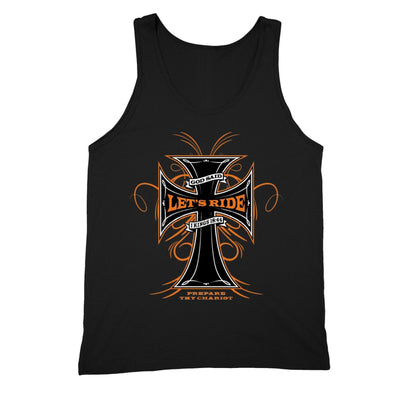 XtraFly Apparel Men's God Said Let's Ride Kings Biker Motorcycle Tank-Top