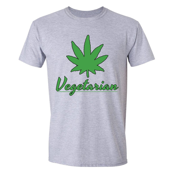 XtraFly Apparel Men's Vegetarian 420  Crewneck Short Sleeve T-shirt
