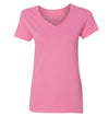XtraFly Apparel Women's Active Plain Basic V-neck Short Sleeve T-shirt