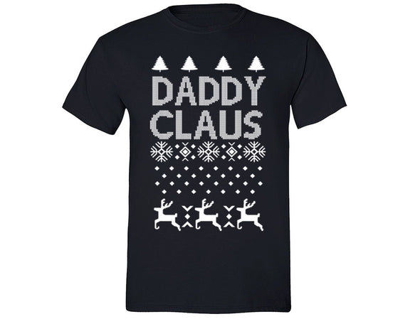 XtraFly Apparel Daddy Mommy Claus Santa Ugly Christmas Short Sleeve T-shirt