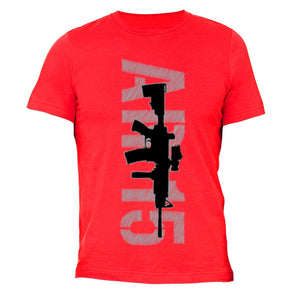 XtraFly Apparel Men's AR-15 Rifle 2nd Amendment Crewneck Short Sleeve T-shirt
