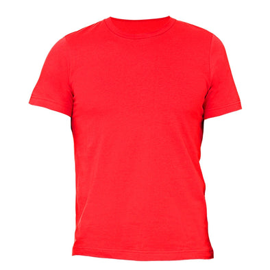 XtraFly Apparel Men's Plus Size Active Plain Basic Crewneck Short Sleeve T-shirt Red