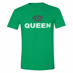 XtraFly Apparel Men's Queen Silver Crown Matching Couples Crewneck Short Sleeve T-shirt