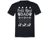 XtraFly Apparel Men's Feliz Navi Dad Navidad Ugly Christmas Crewneck Short Sleeve T-shirt