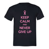 XtraFly Apparel Men's Breast Cancer Awareness Crewneck Short Sleeve T-shirt