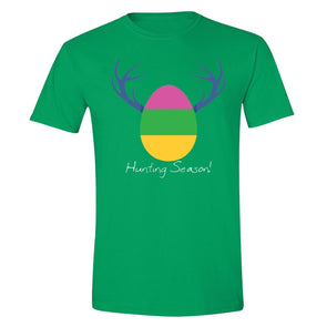 XtraFly Apparel Men's Hunting Season Antlers Easter Crewneck Short Sleeve T-shirt