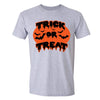 XtraFly Apparel Men's Trick or Treat Bats Halloween Pumpkin Crewneck Short Sleeve T-shirt