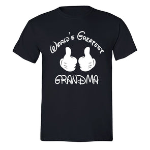 XtraFly Apparel Men's Greatest Grandma Mother's Day Crewneck Short Sleeve T-shirt