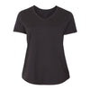 XtraFly Apparel Women's Plus Size Active Plain Basic V-neck Short Sleeve T-shirt