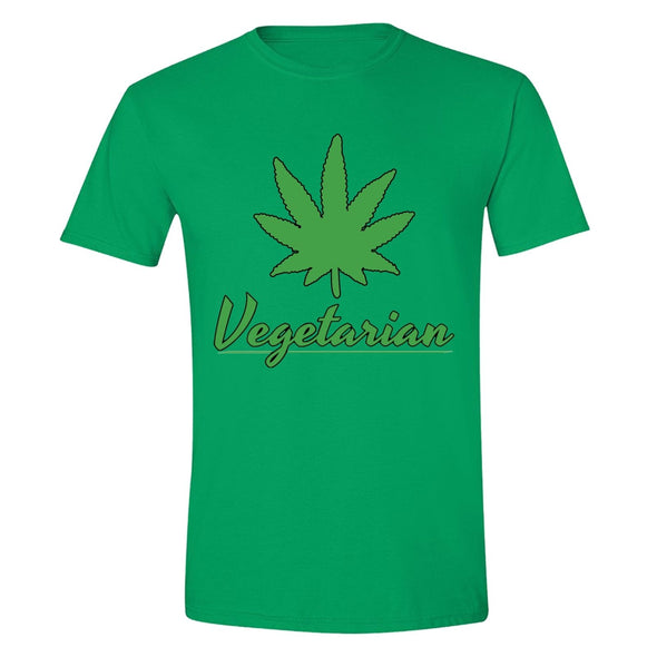 XtraFly Apparel Men's Vegetarian 420  Crewneck Short Sleeve T-shirt