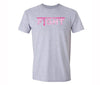 XtraFly Apparel Men's Breast Cancer Awareness Crewneck Short Sleeve T-shirt