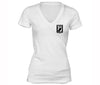 XtraFly Apparel Women's Not Forgotten Pocket Military Pow Mia V-neck Short Sleeve T-shirt