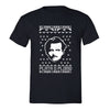 XtraFly Apparel Men's Plata O Plomo Pablo Escobar Ugly Christmas Crewneck Short Sleeve T-shirt